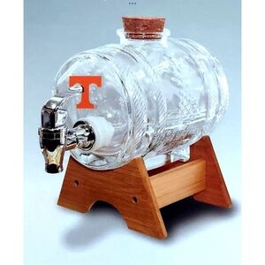 Tennessee Volunteers Beer Whiskey Dispenser with Stand 34 oz Memory Company New